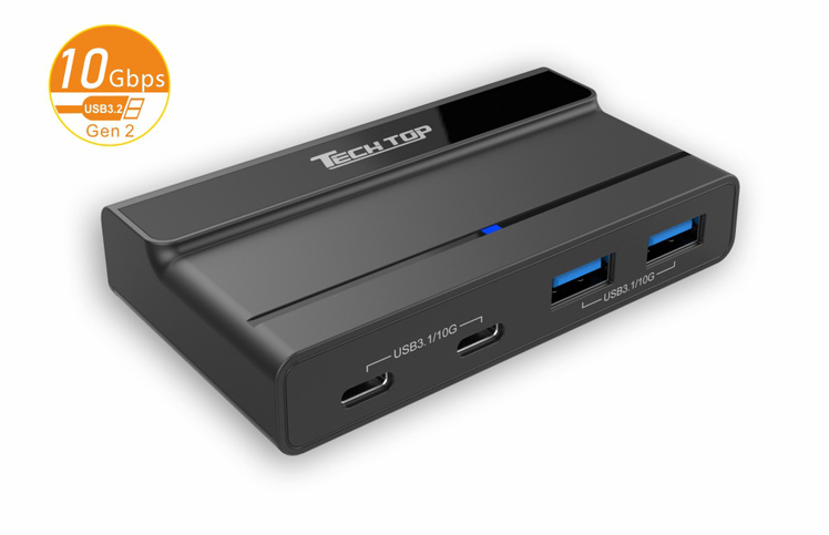 H300B: USB3.1 Gen2 Type-C 4-Port HUB