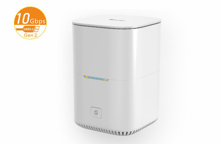 S1110A: USB3.2 Gen2 10Gbps Type-C SATA6G 2.5”   Dual Bay Docking Station