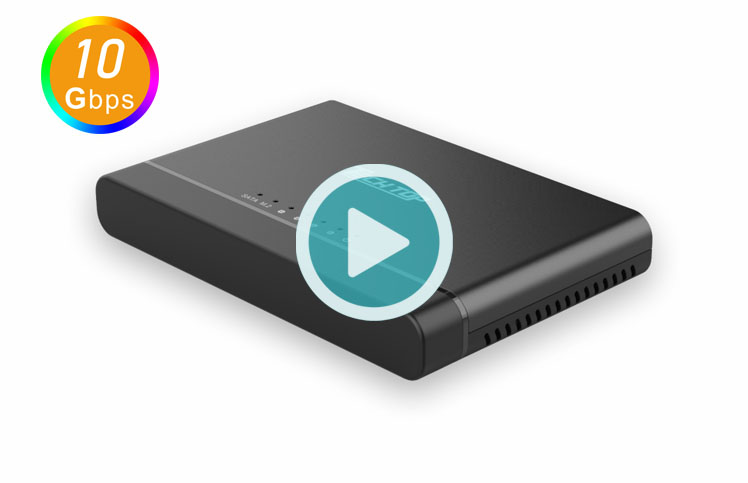 S1222A: USB3.2 10Gbps Type-C Combo Storage Enclosure