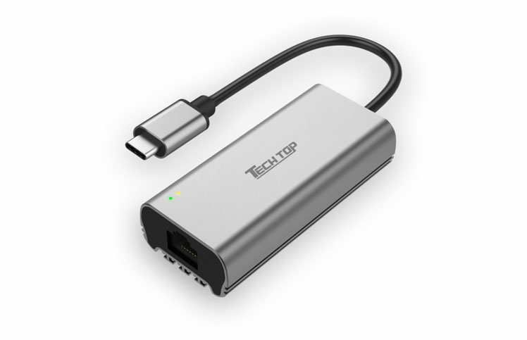 U1308A: USB 3.2 Gen1 Type-C to 2.5Gbps Ethernet Converter (Aluminium)