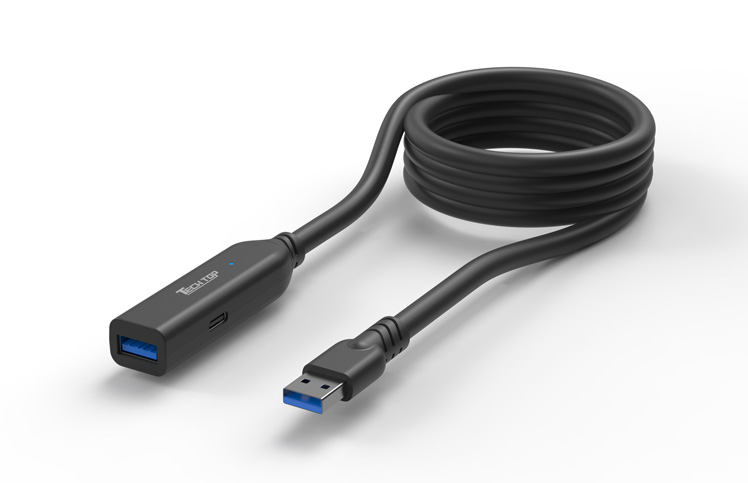 U1333A: USB3.2 5Gbps Type AM to AF Extension Cable 10M