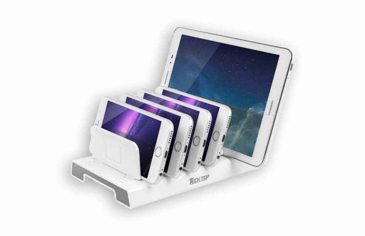 Y-2187: 6 Bay Stand for Smartphone & Tablet