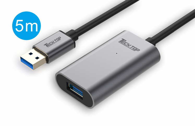 Y-3004A: 5M, USB3.0 Active Extension Cable, Aluminium Case