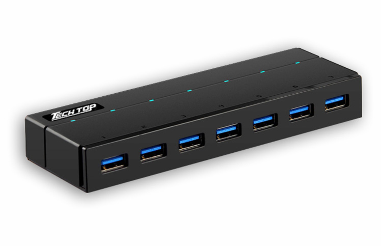 Y-3184: USB3.0 7-Port HUB with Charging Function