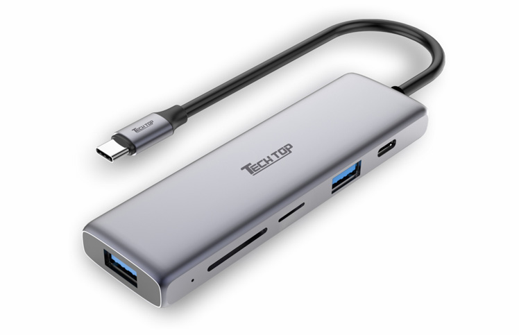 Z-DK09005: USB3.1 Type-C Aluminium Multi-port Adapter