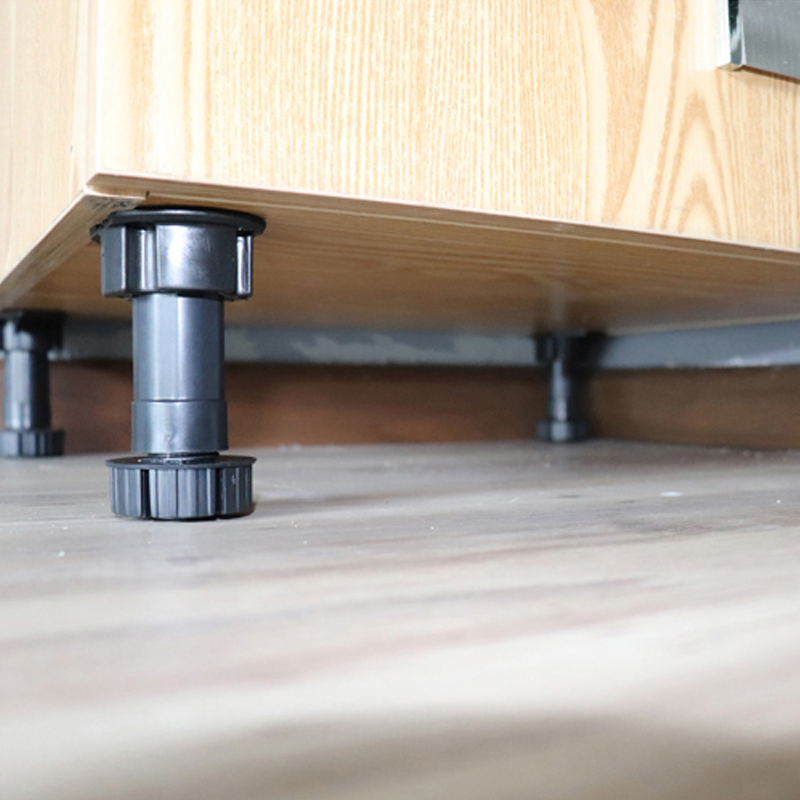 vase 80可调高度橱柜可调脚塑料橱柜支撑脚 厨柜底座腿调整脚地脚