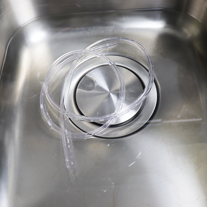 橱柜踢脚板地脚线踢脚线PVC挡水条防水条 厨柜底部挡板透明胶条