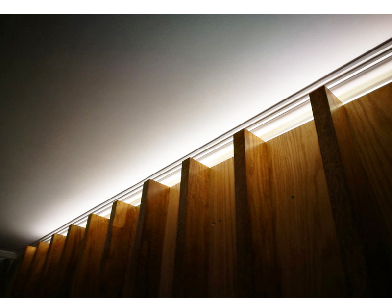 60W大功率厨房过道玄关橱柜镜前衣柜柜内LED感应灯带家用灯条套件