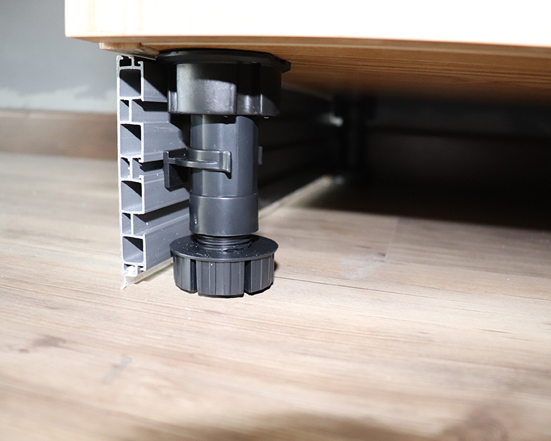 100高橱柜脚塑料可调脚 家具调节脚调整脚 厨柜地脚踢脚板配件