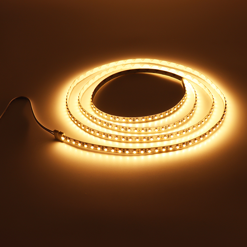 酒柜橱柜台面薄LED灯带 自粘3528贴片书柜鞋柜长灯条12V随心帖