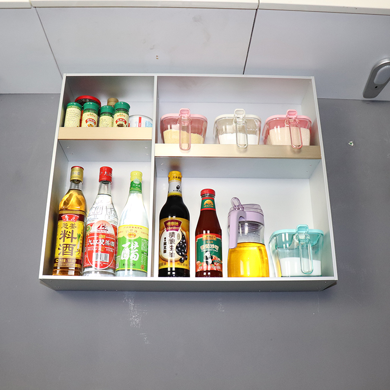 厨房铝合金储物柜太空铝置物架壁挂收纳架挂件厨具调味品调料架子