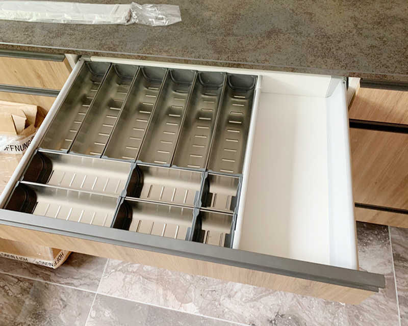 800柜厨房不锈钢橱柜抽屉内收纳盒分隔储物盒整理收纳厨具储物格