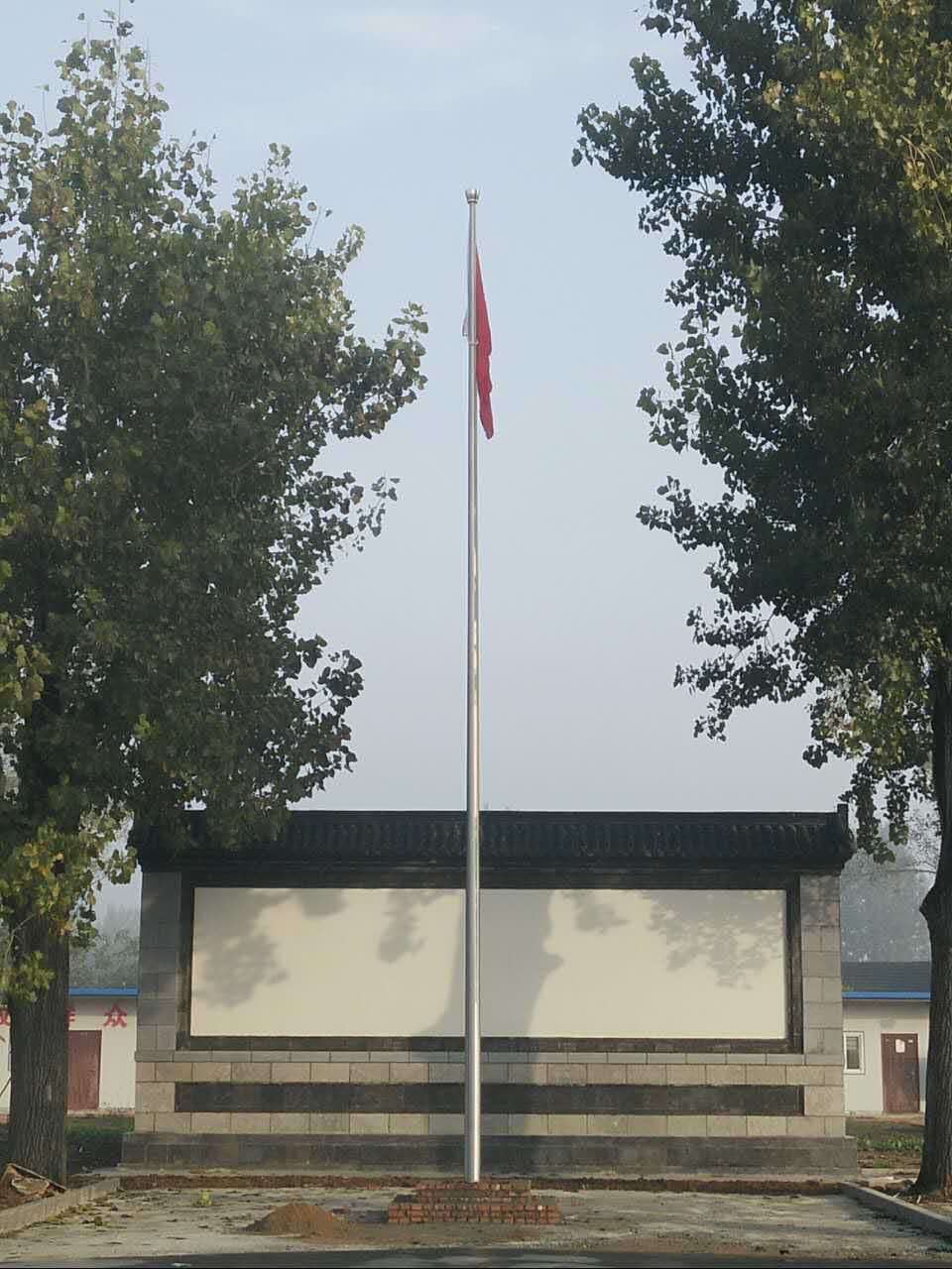济宁兖州王因镇镇政府锥形旗杆