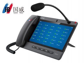 国威GW62V,10.1英寸高端办公电话,指挥调度,广播喊话,SIP电话机