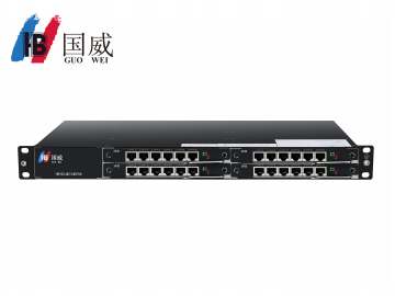 国威HB100-96FXS,IAD,综合接入网关,语音电话分机网关,分机汇聚转换