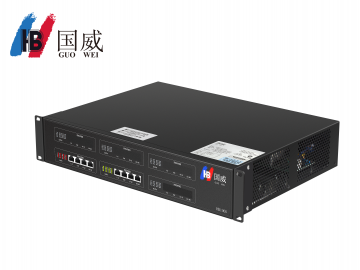 国威HB1960数字IP程控交换机,IPPBX,统一网关,SIP电话语音主机