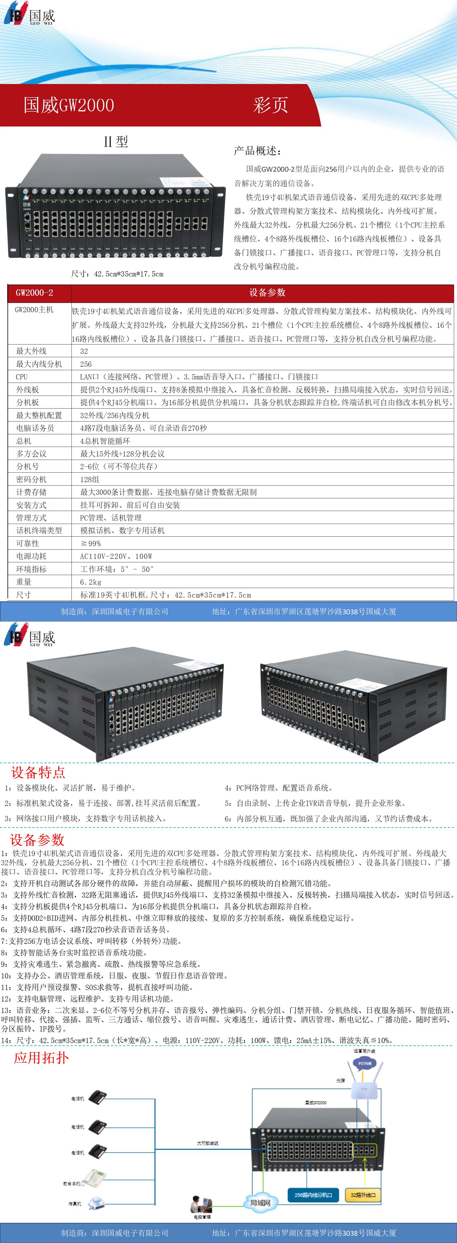 国威GW2000彩页