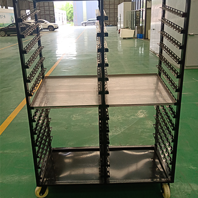 镀锌管焊接喷塑物料架