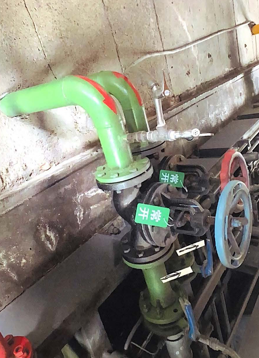 清洗设备进出水孔示例