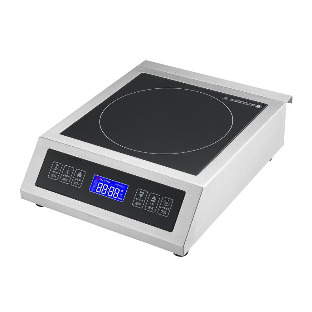 3500W 商用电磁炉 台式平炉触摸款 LED蓝光液晶显示
