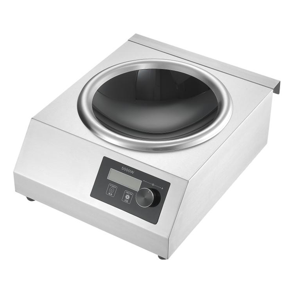 5000W 商用电磁炉 台式凹炉 触摸+旋钮款