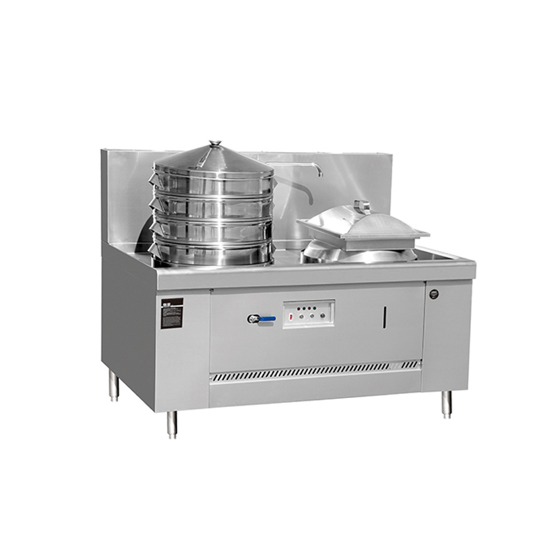 燃气环保双头蒸炉