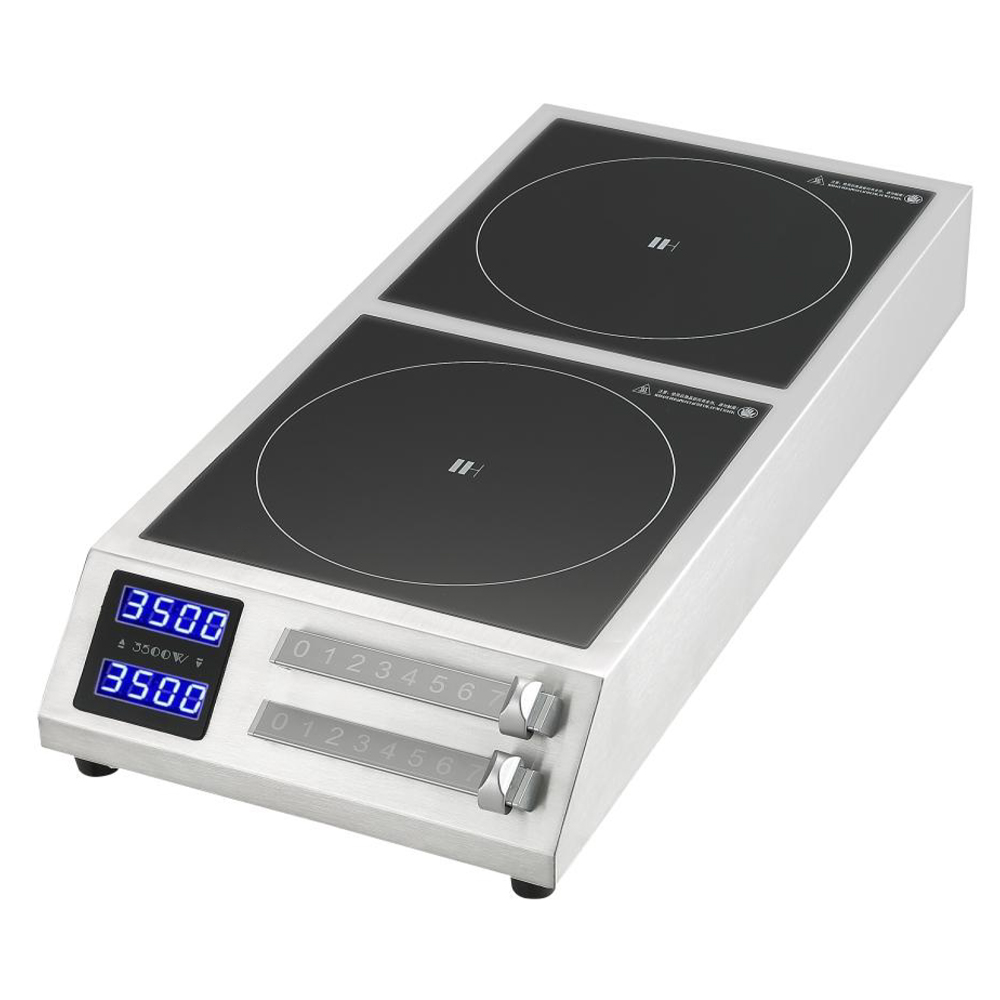商用电磁煲仔炉 双头台式炉