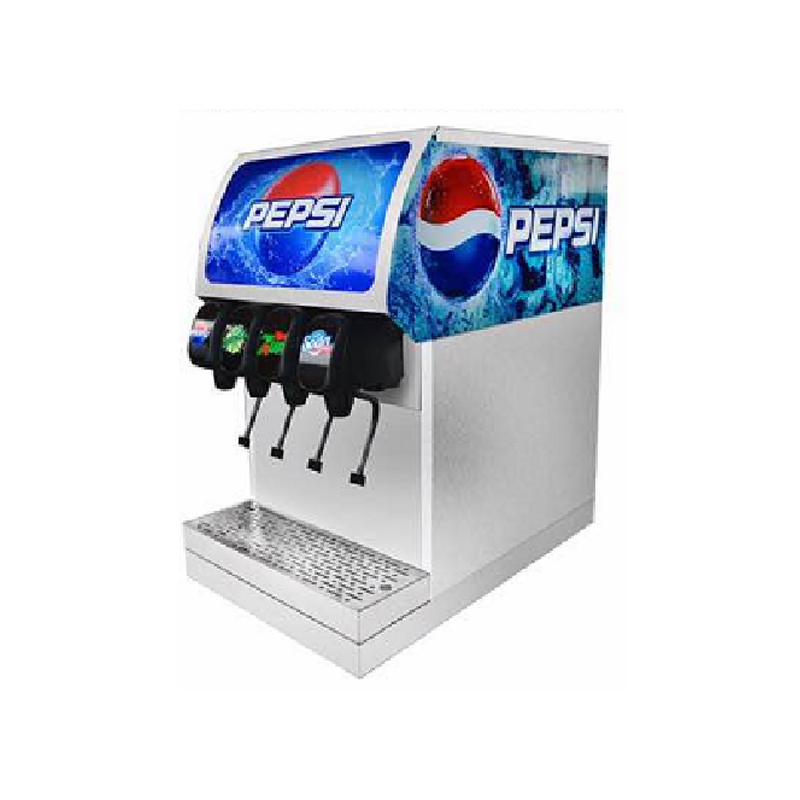 可乐机饮料机带灯箱（四头）