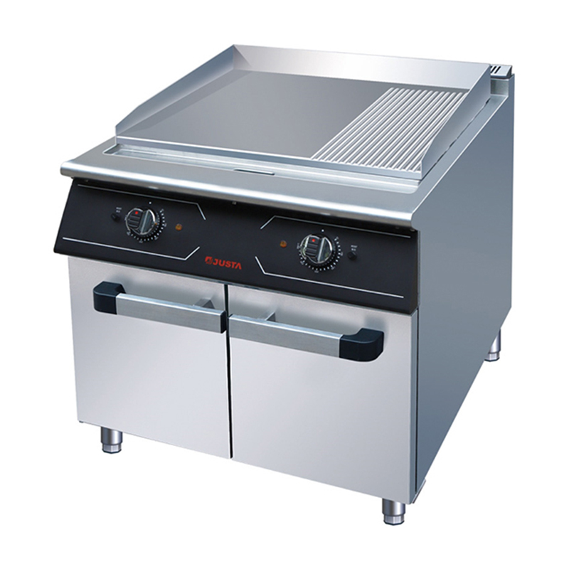 立式燃气铁板炉连焗炉 商用铁板烧扒炉