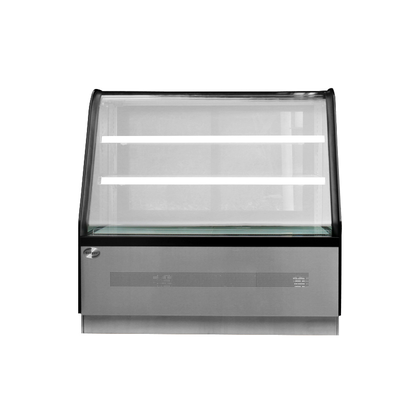 立式二层黑色斜角双圆弧蛋糕柜SE-SCHA2-1200(1200*750*1200)