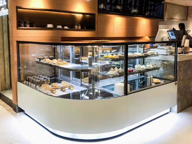 90°转角蛋糕柜 冷藏展示柜