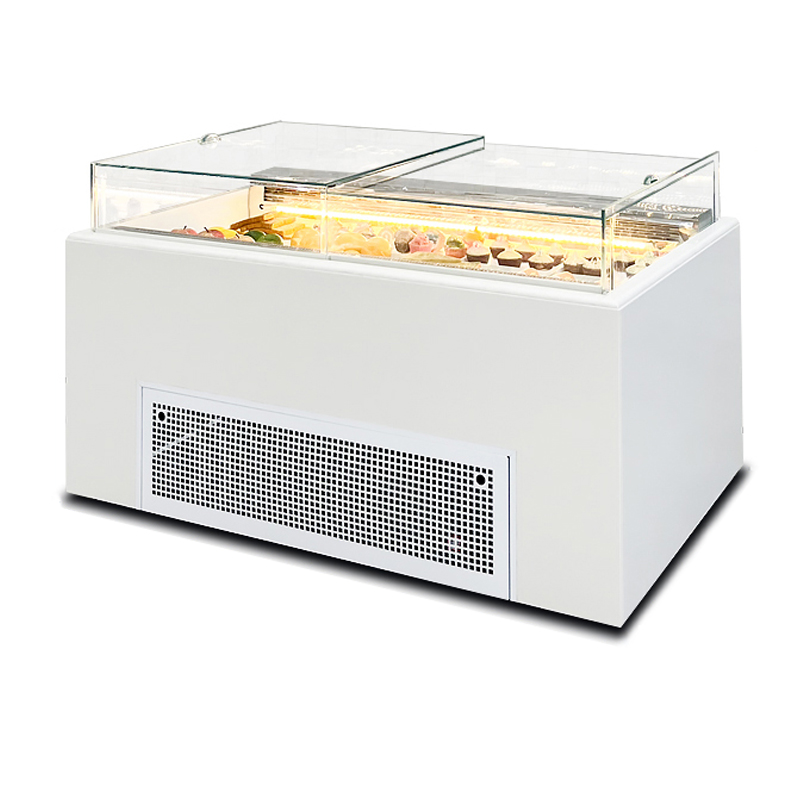 直角滑盖款形卧式敞开式三明治柜 蛋糕冷藏展示柜
