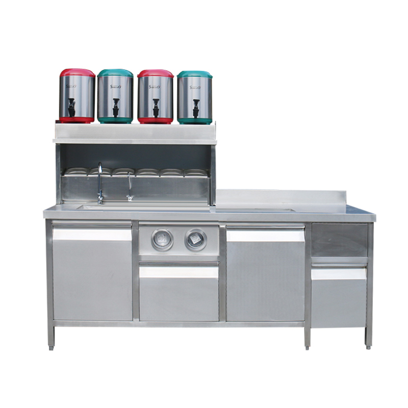 水吧台设计 不锈钢水吧台 水吧台定制 MU-2070