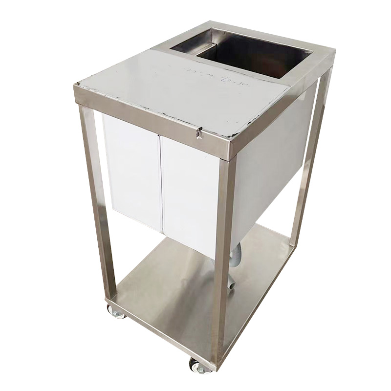 不锈钢移动储冰槽 【带底板】