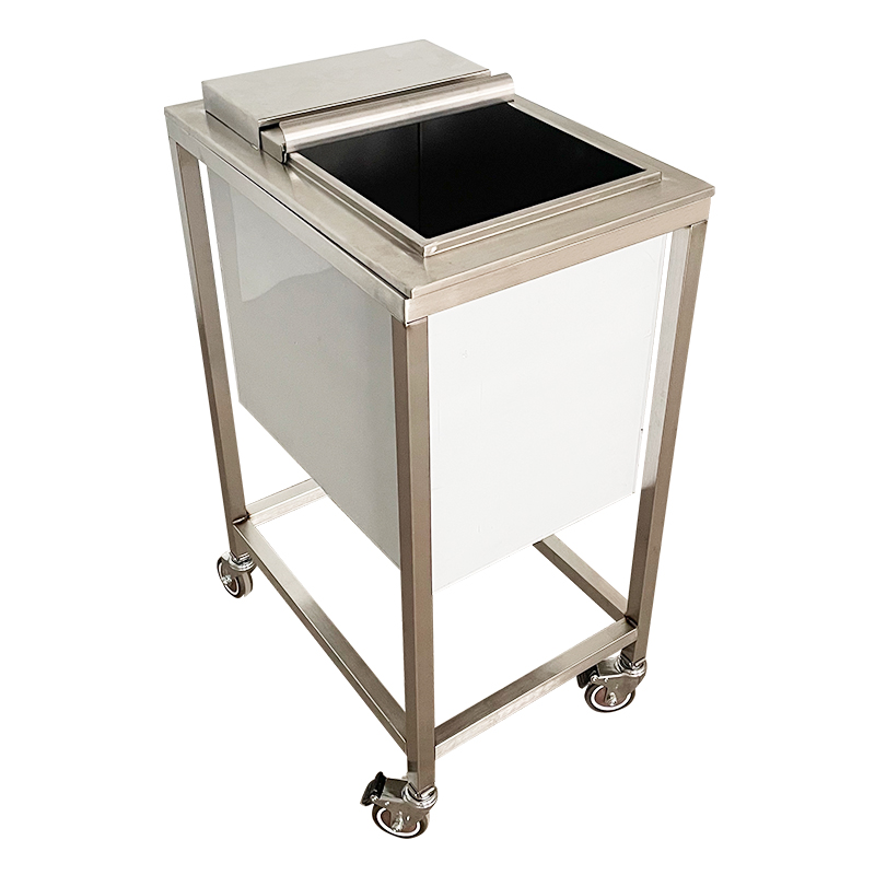 不锈钢移动储冰槽 304带轮平盖移动冰槽