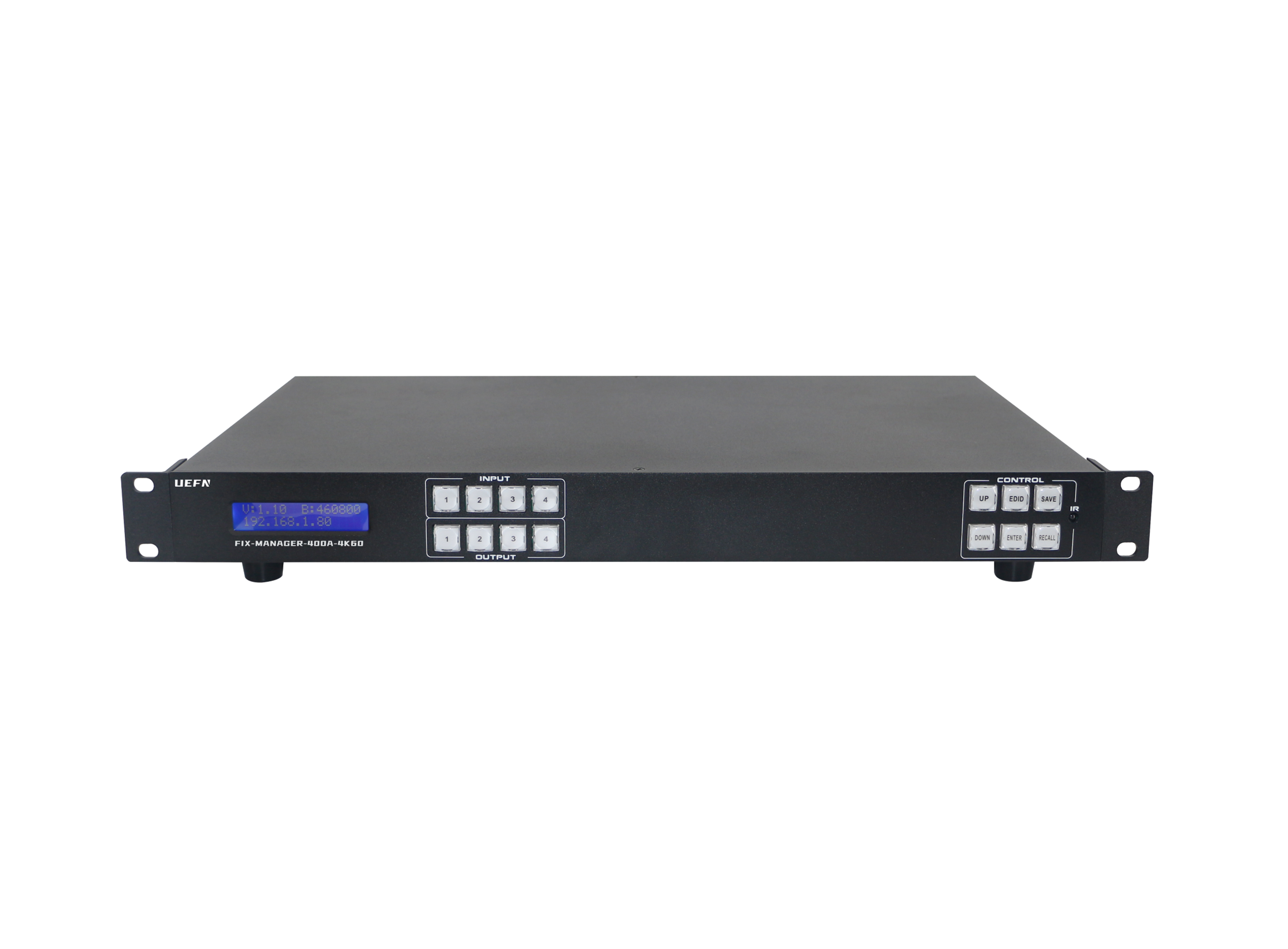 4X4 4K60 4K60有缝切换矩阵(APP型）   FIX-MANAGER-400A-4K60