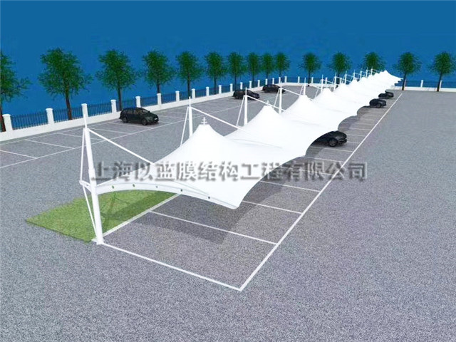 膜结构汽车棚