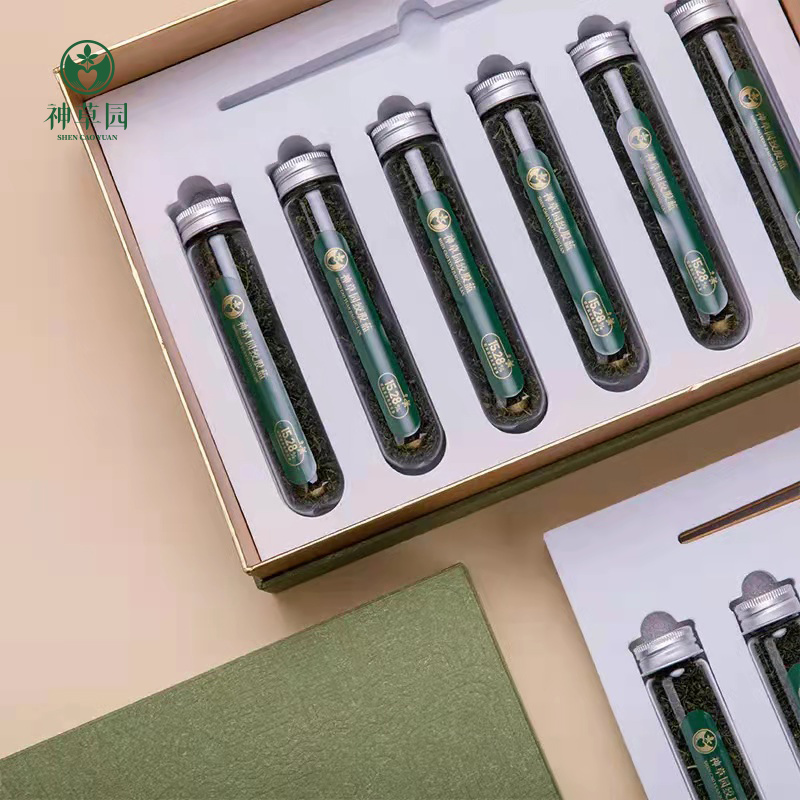 【神草园】平利七叶绞股蓝特级 120g秦珑试管礼盒