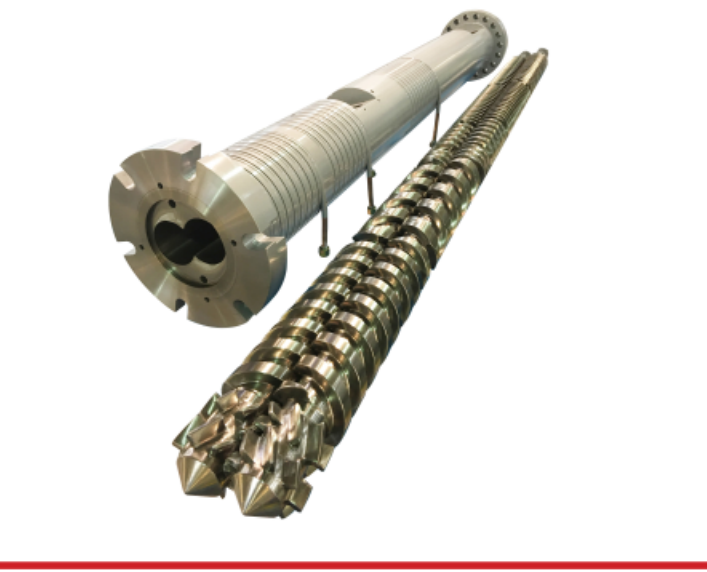 平行双螺杆机筒