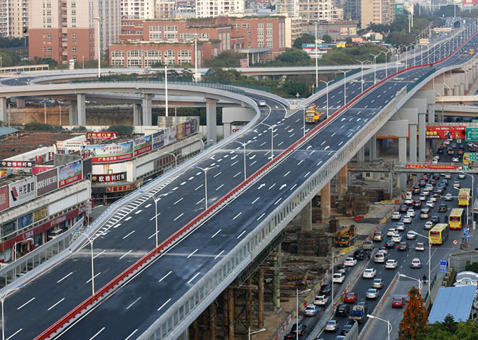 厦门台湾街仙岳路桥梁顶升工程