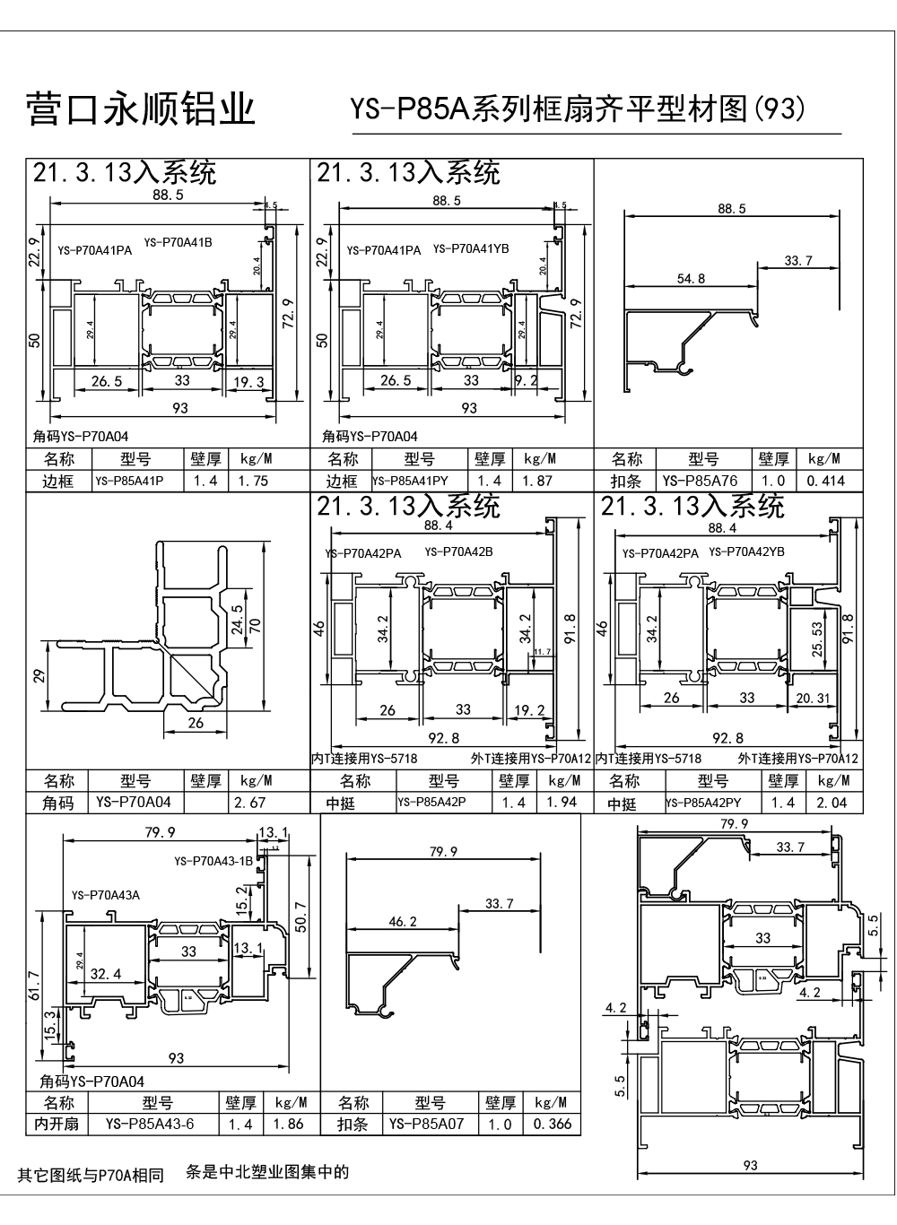 YS-P85A系列隐排水型材图(93)