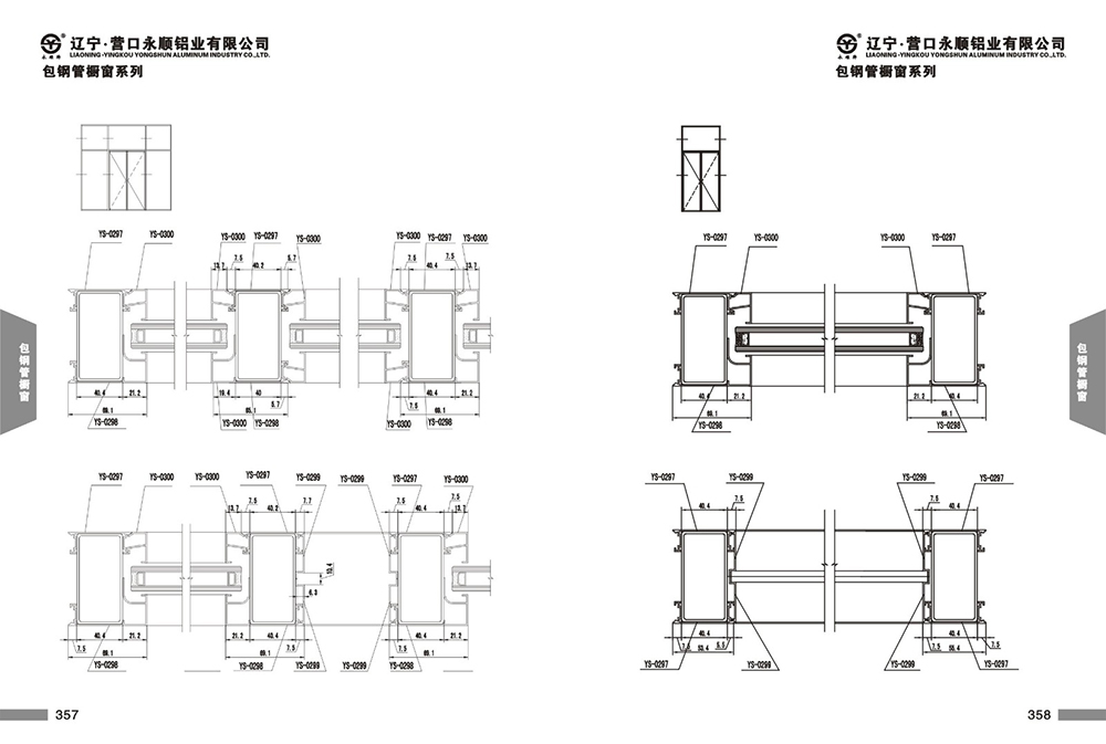 包钢管橱窗系列产品