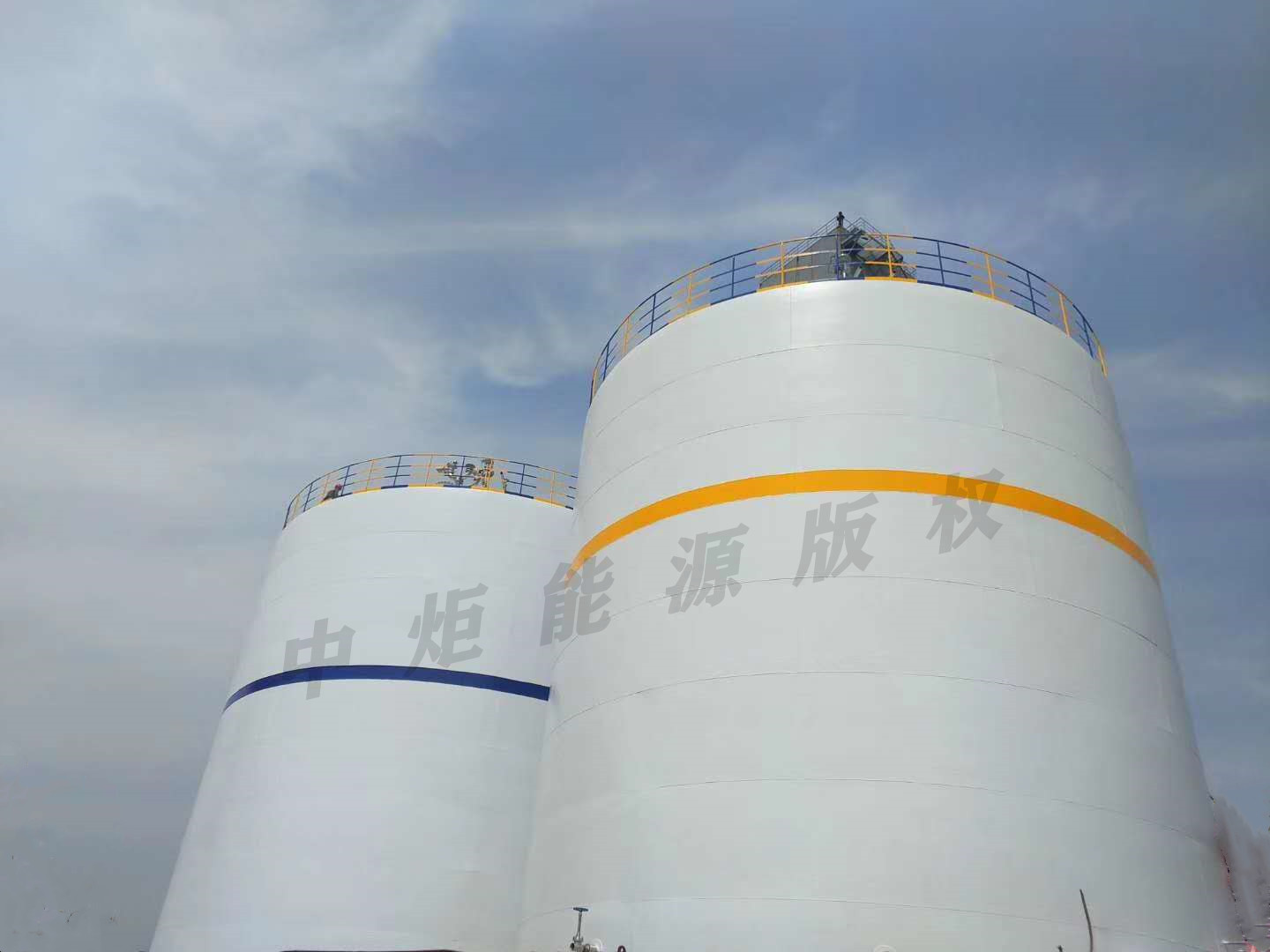2x1000m³低温液体储罐