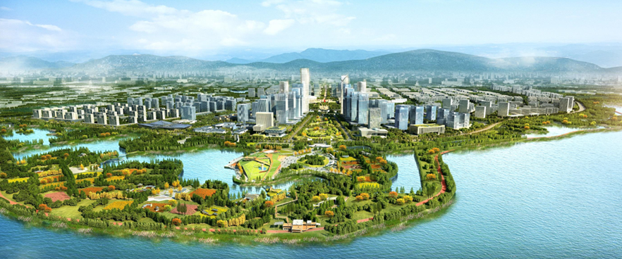 湖北大黄石同城化先行区--大冶湖生态新区总体城市设计