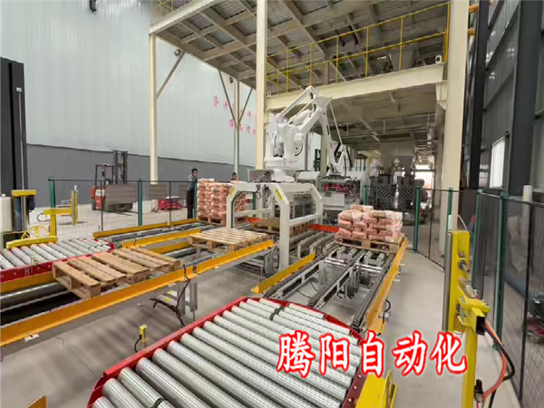 砂浆码垛机器人缠绕机托盘自动出入库