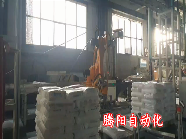 塑料颗粒拆包投料机器人