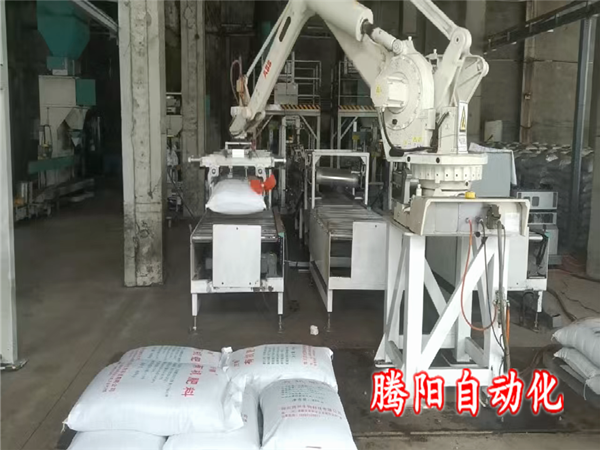 有機肥碼垛機器人提升產能，穩賺不賠