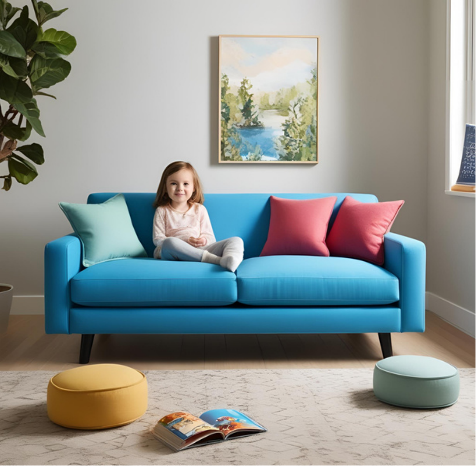 Upholstery kid’s sofa