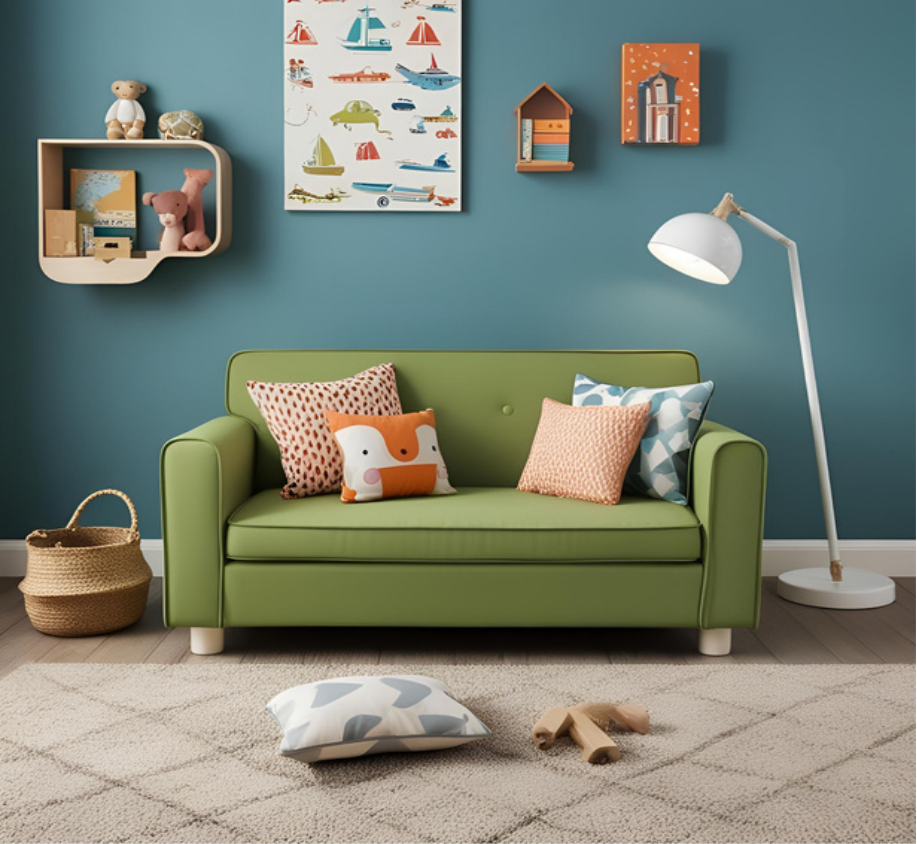Upholstery kid’s sofa