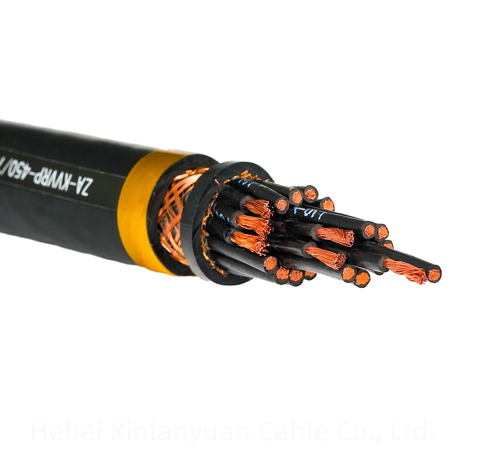 KVVRP 聚氯乙烯绝缘聚氯乙烯护套屏蔽控制软电缆